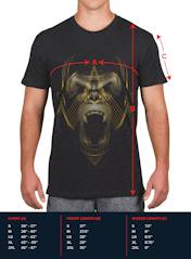 Golden Gorilla Tri-Blend T-Shirt Bonus Image