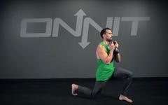 Kettlebell Goblet Split Squat Lunge Exercise