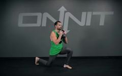 Kettlebell Goblet Reverse Lunge Exercise