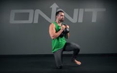 Kettlebell Goblet Half Get Up Exercise