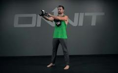 Kettlebell Figure 8 to Straight Arm Hold Exercise