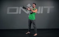 Kettlebell One Arm Rotational Swing Exercise