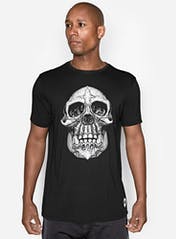 Chimp Skull Bamboo T-Shirt Hero Image
