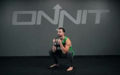 Kettlebell Swing to Goblet Squat Exercise