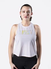 Block Tie Dye Cropped Tank Hero Image