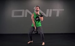 Kettlebell Gorilla Clean Exercise