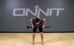 Bent Over Row Steel Mace Exercise