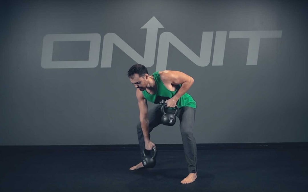 Alternating Kettlebell Bentover Row Exercise