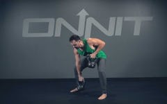 Alternating Kettlebell Bentover Row Exercise