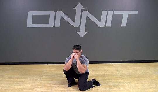 Alternating Shin Squat Bodyweight Exercise