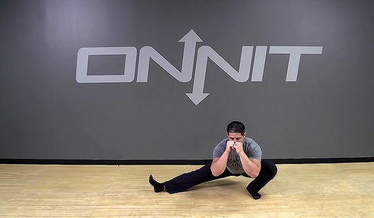 Alternating Cossack Squat Bodyweight Exercise