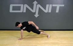 Bodyweight Exercise: Deck Squat to 1-Hand Sprawl