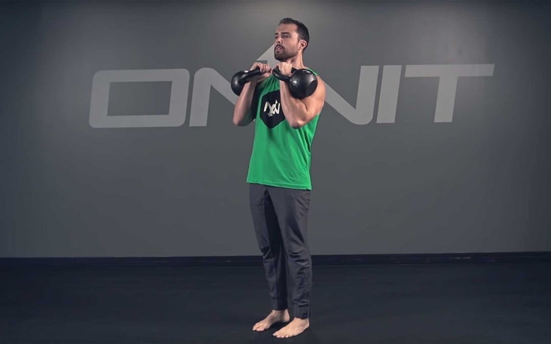 Double Outside Kettlebell Clean Exercise