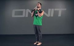 Double Outside Kettlebell Clean Exercise