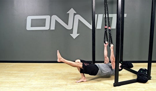 Suspension Exercise: Explosive Alt 1-Leg Body Row