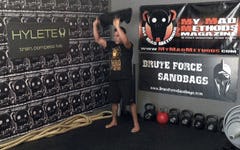 Sandbag Snatch to Squat