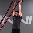 Battle Rope: Double Overhead Press