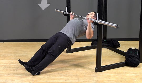 Bodyweight Exercise: Bar Body Row