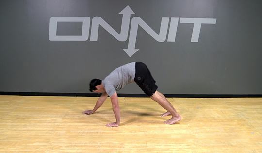 Bodyweight Exercise: Hand Walkout to Push Up