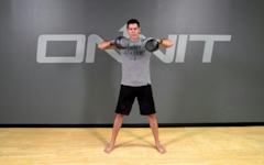 Kettlebell Exercise: Double High Pull