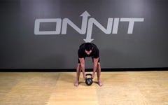 Kettlebell Exercise: Side Handle Deadlift