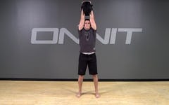 Sandbag Exercise: Shoulder to Shoulder Press