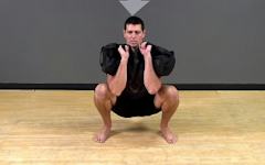 Sandbag Exercise: Zercher Squat