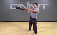 Steel Club Exercise: 2-Hand Front Swing