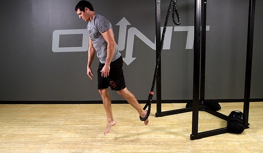 Suspension Exercise: 1-Leg Burpee