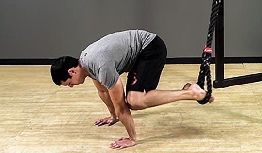 Suspension Exercise: Oblique Crunch