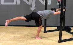 Suspension Exercise: Assisted Single Leg Hinge