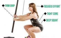 Exercise Tips: Steel Mace Extended Squat