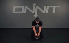 Kettlebell Exercise: Conventional Deadlift