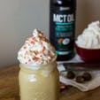 Homemade Keto Eggnog with Whipped Cream