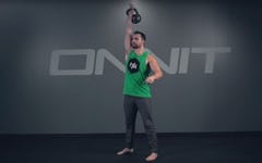 1-Arm Deadstart Snatch Kettlebell Exercise