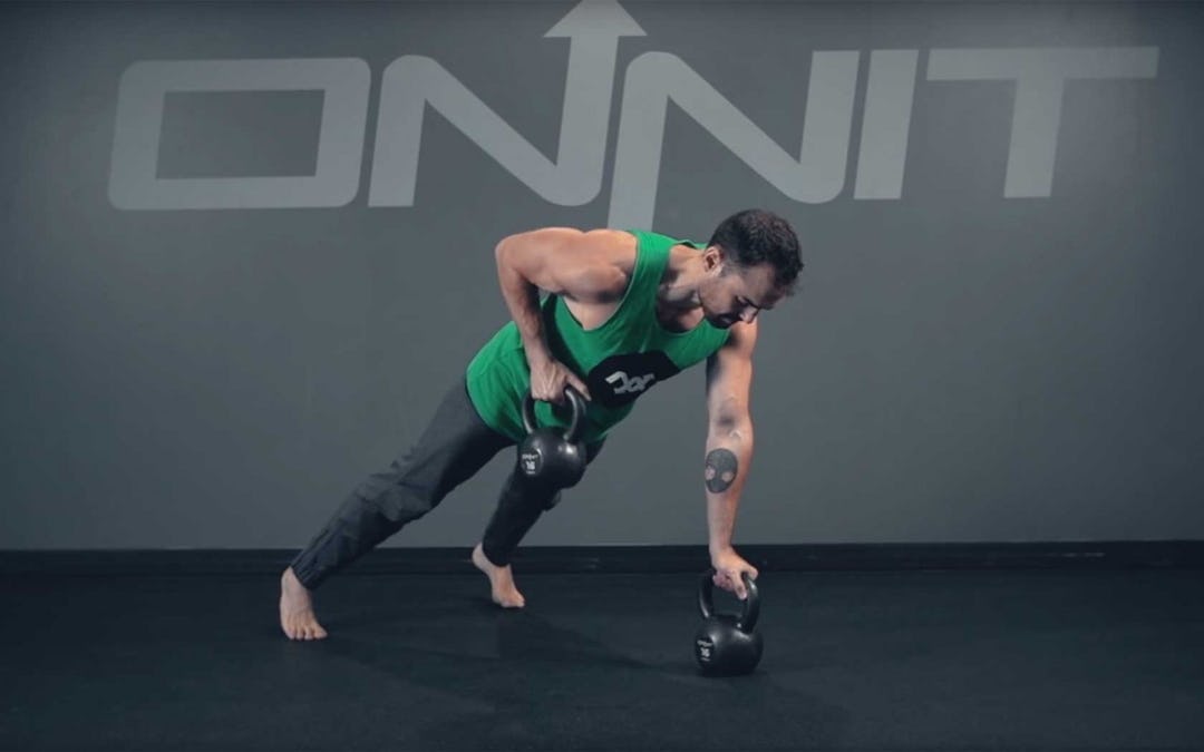 Kettlebell Renegade Row Exercise