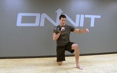 Split Stance Power Kettlebell Workout