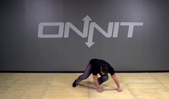 Lateral Monkey Walk Bodyweight Exercise