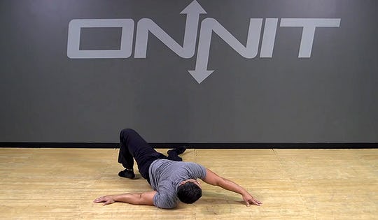 Alternating Floor Scorpion Bodyweight Exercise