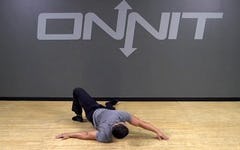 Alternating Floor Scorpion Bodyweight Exercise