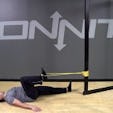 Band Resisted Lying Hip Flexion Bodyweight Exercise