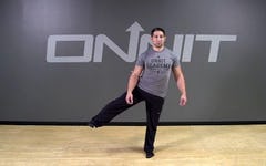 Standing Lateral Leg Lift Hold Bodyweight Exercise