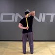 Band Resisted Zipper Stretch Bodyweight Exercise