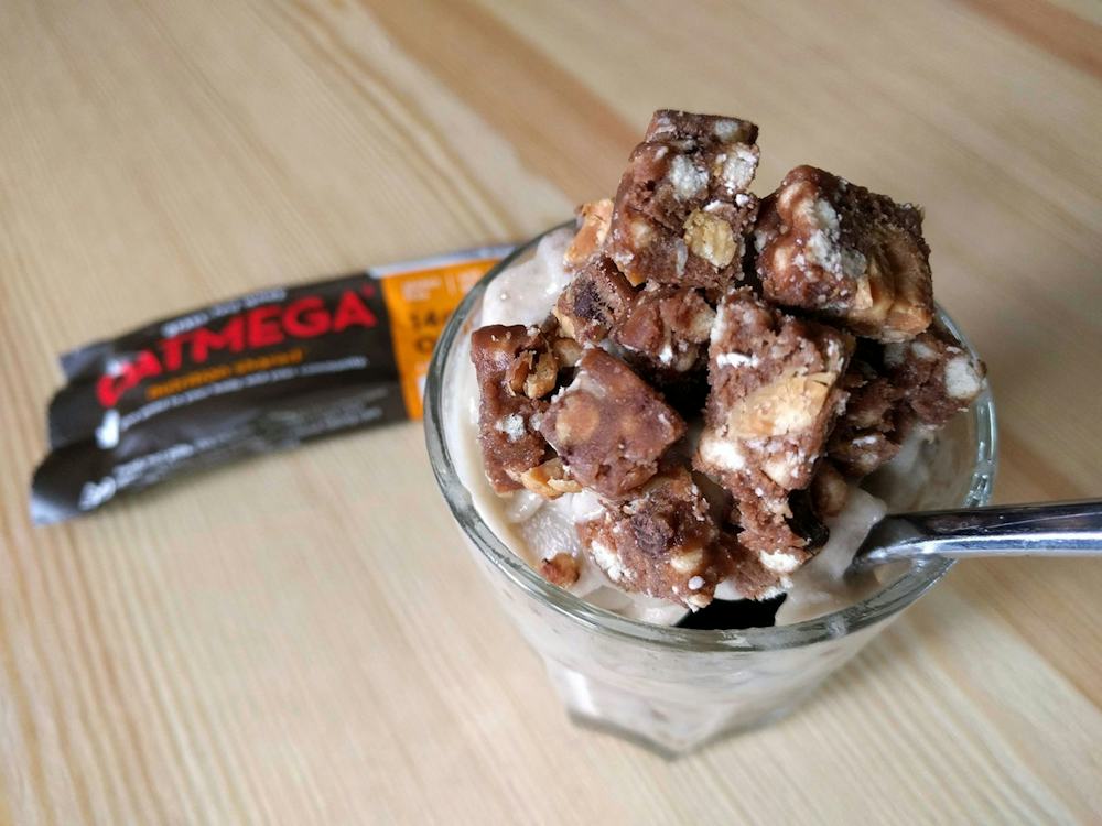 Turn Your Oatmega Protein Bars Into a Healthy Dessert