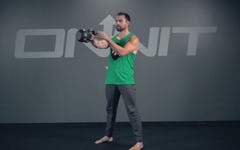 Alternating Swing Kettlebell Exercise