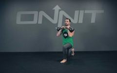 Double Kettlebell Reverse Lunge Exercise