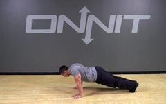 Scapular Push Up Bodyweight Exercise