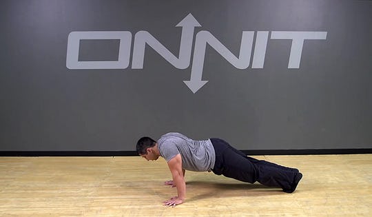 Scapular Push Up Bodyweight Exercise