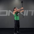 Double Narrow Press Steel Mace Exercise