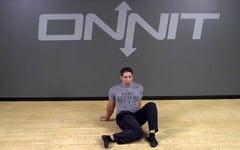 Seated Windshield Wiper Bodyweight Exercise